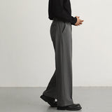 Korean Retro Straight-leg Casual Trousers