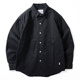 Men's Retro Loose Casual Shirt, Vintage Style Button Down Top, Long Sleeve Everyday Wear