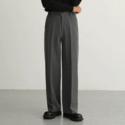 Korean Retro Straight-leg Casual Trousers