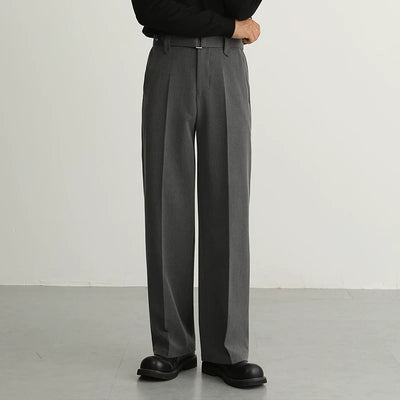 Korean Retro Straight-leg Casual Trousers