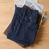 Breathable High Waist Wide Leg Straight Casual Trousers