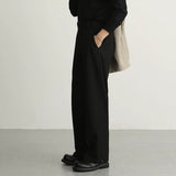 Korean Retro Straight-leg Casual Trousers