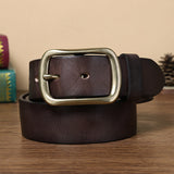 Vintage Handmade Pleated Pin Buckle Belt
