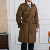 Casual Lapel Double-breasted Trench Coat