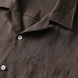 Breathable Loose Cuban Collar Linen Casual Shirt