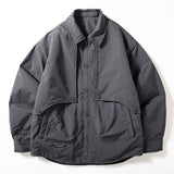 Men's Versatile Loose Lapel Coat, Casual Everyday Jacket, Simple Spring Fall Outerwear