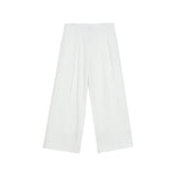 Casual Drape Straight Suit Trousers