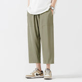 Summer Ice Silk Thin Loose Straight Casual Pants