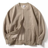 Men's Casual Loose Fit Jacket, Lightweight Everyday Outerwear, Simple Spring Fall Coat