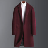 Thickened Warm Fleece Lapel Wool Coat