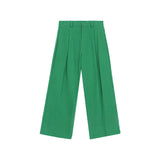 Casual Drape Straight Suit Trousers