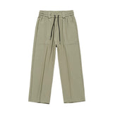 Summer Ice Silk Thin Loose Straight Casual Pants