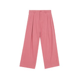 Casual Drape Straight Suit Trousers