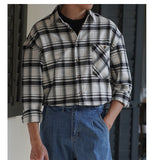 Men's Pure Cotton Casual Plaid Jacket
