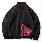 Men's Vintage Plaid Lined Jacket, Loose Fit Casual Coat, Retro Fall Outerwear