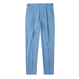 Men's Iron Free Premium  Classic Fit Flat Front Expandable Waist Casual Pant