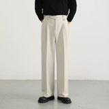 Italian Casual Straight-leg Loose Trousers