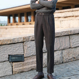 Autumn and Winter Slim Straight Casual Business Trousers