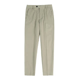 Men's British Business Slim Solid Color Casual Suit Pants