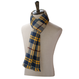 Men's British Retro Plaid Thickened Scarf