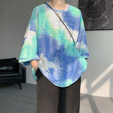 Wrinkle Tie-dye Half-sleeve T-shirt