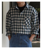 Men's Pure Cotton Casual Plaid Jacket