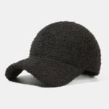 Plush Warm Solid Color Baseball Cap
