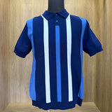 Casual Knit Lapel Collar Contrast Shirt