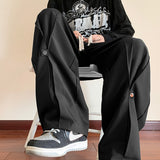 Loose Wide-leg Straight Leg Mopping Trousers