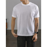 Men's Lyocell Skin-Friendly Crew Neck T-Shirt