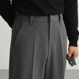 Korean Retro Straight-leg Casual Trousers