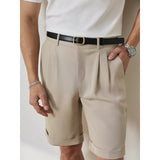 Leather Casual Men's Belt with Pin Buckle
