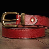 Top-grain Cowhide Genuine Leather Belt
