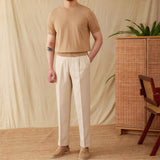 Lyocell Breathable Casual Round Neck T-shirt