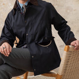 Vintage Waterproof Windbreaker Corduroy Lapel Jacket