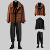 British Casual Style Short Lapel Jacket