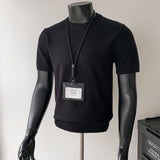 Heritage Crew Neck Knit Top Soft Touch Short Sleeve Tee