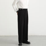 Italian Casual Straight-leg Loose Trousers