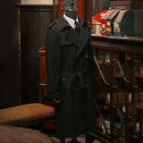 Double Breasted Business Casual Raglan Sleeve Coat