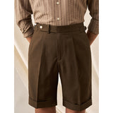 Italian Linen Non-iron Straight Breathable Casual Shorts