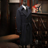 Double Breasted Business Casual Raglan Sleeve Coat