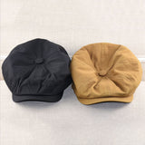 Cotton Linen Octagonal Beret