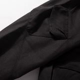 Men's Loose Casual Vintage Jacket, Retro Streetwear Coat, Lightweight Fall Outerwear