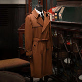 Double Breasted Business Casual Raglan Sleeve Coat
