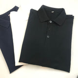 Men's British Slim Lapel Cotton Long Sleeved Polo Shirt