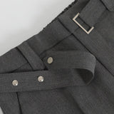 Korean Retro Straight-leg Casual Trousers