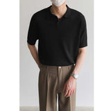 Men's Short Sleeve Knitted Sweater