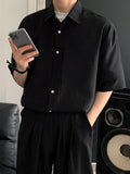Summer Loose Business Casual Lapel T-shirt