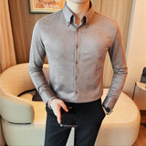 Men's Slim Casual Suit Collar Thickened Bottoming Shirt