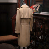 Double Breasted Business Casual Raglan Sleeve Coat